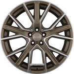 2DRV BY WHEELWORLD - WH34 BRONZE MATT HOCHGLANZPOLIERT 8X18 LK:5/112 ET:50 ML:66,6